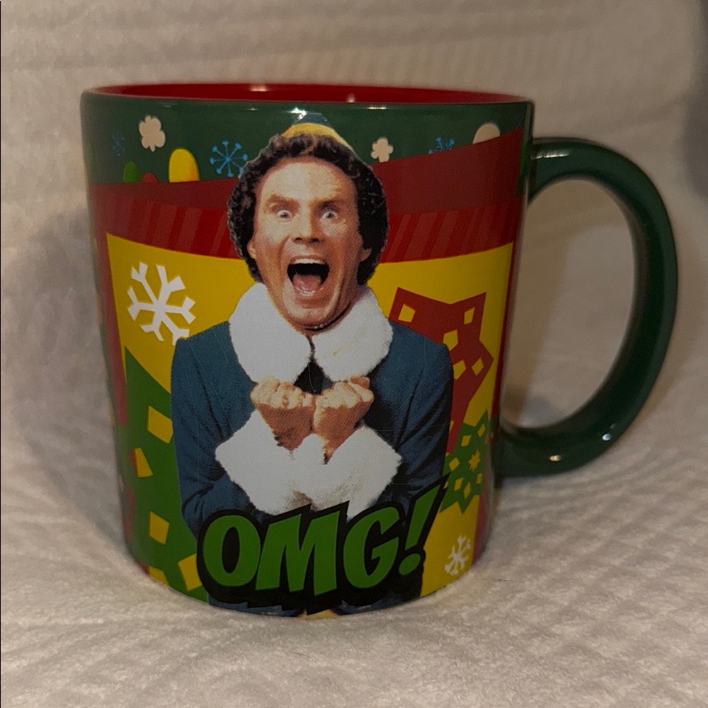 Elf Festive Green and Yellow OMG Mug